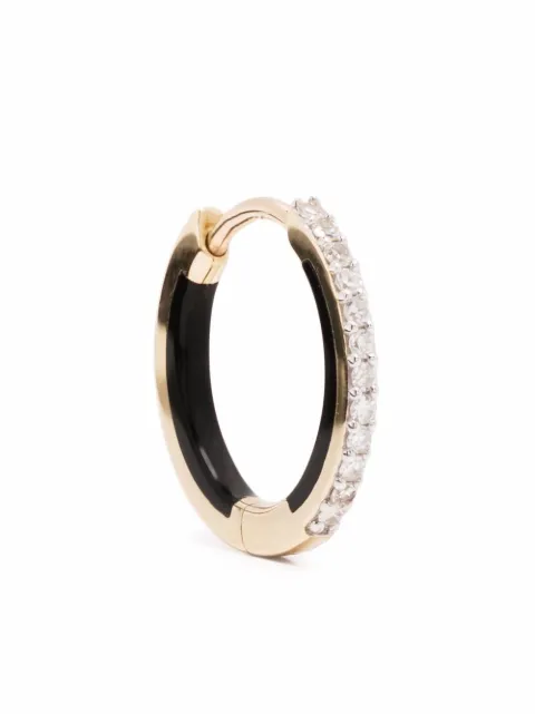 Maria Black Lost Highway 10 diamond single huggie earring Gold H1012Y10