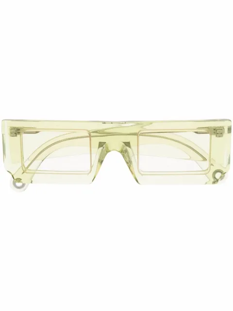 Jacquemus square frame sunglasses Green LESLUNETTESSOLEILMGRN