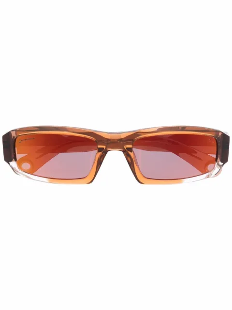 Jacquemus rounded frame sunglasses Brown LESLUNETTESALTUMBRW