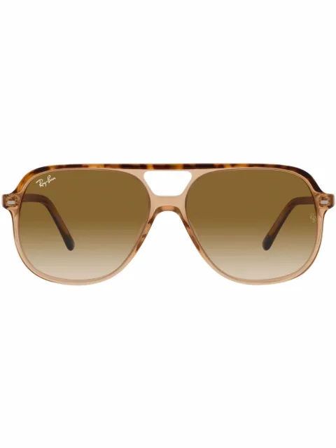 Ray-Ban Bill square-frame aviator sunglasses Green 0RB2198