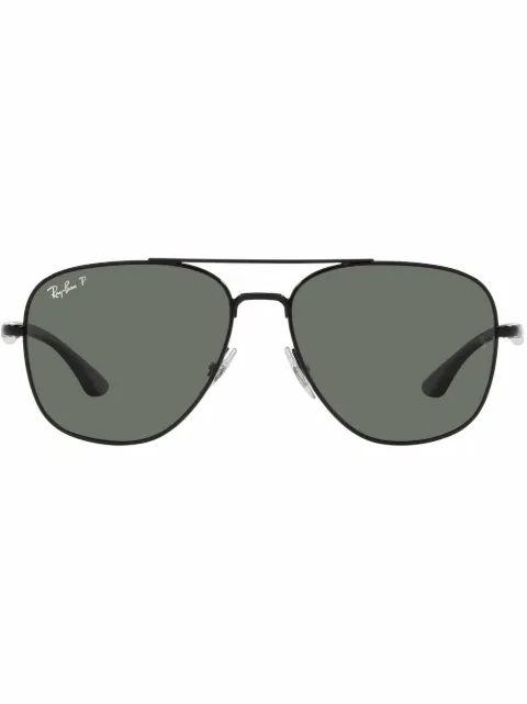 Ray-Ban square-frame aviator sunglasses Black RB368300258
