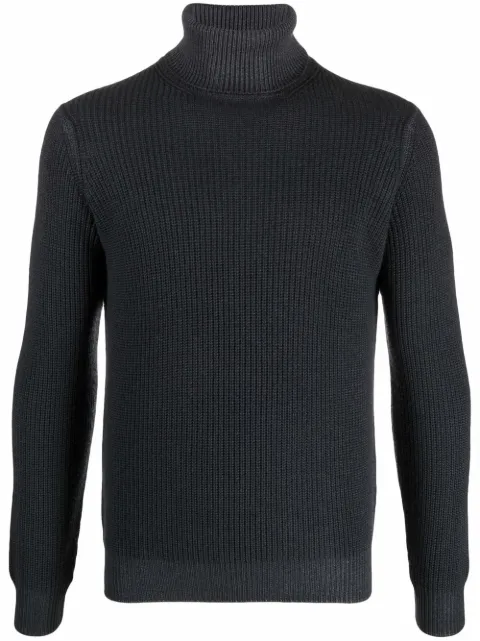 Dell'oglio roll-neck merino-wool sweater Black DV1MLWM7PV