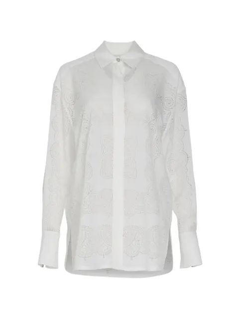 Givenchy perforated-pattern shirt White BW60W213ZC