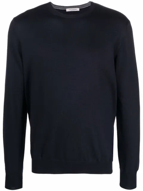 Fileria crew neck knitted jumper Blue 5516714290