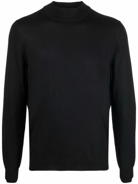 Fileria fine-knit mock neck jumper Black 5515514290