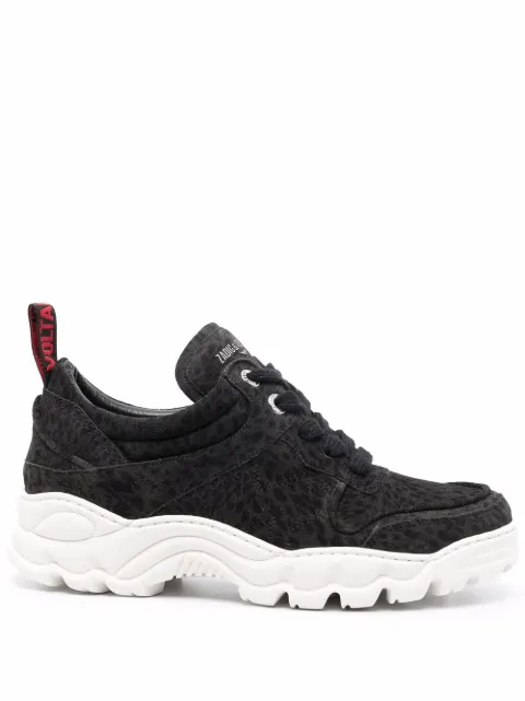Zadig&Voltaire blaze leopard-print sneakers Blue SWSN00024