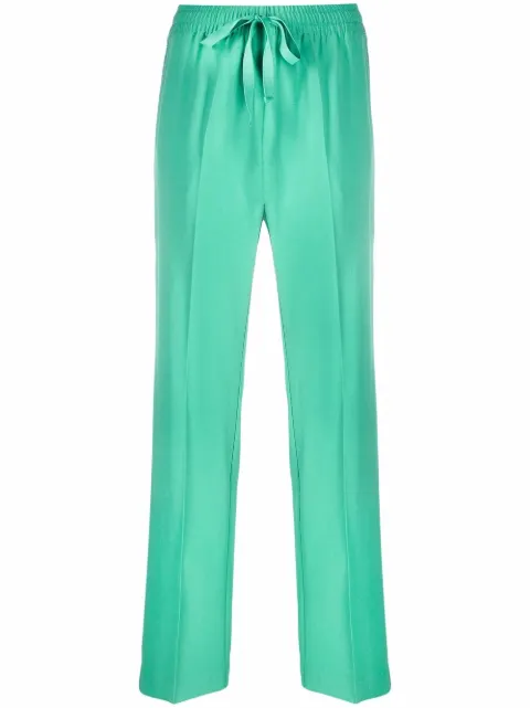 Zadig&Voltaire Willy side-stripe trousers Green WWPA00017
