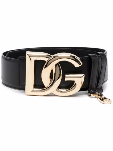 Dolce & Gabbana logo buckle belt Black BE1497AW576