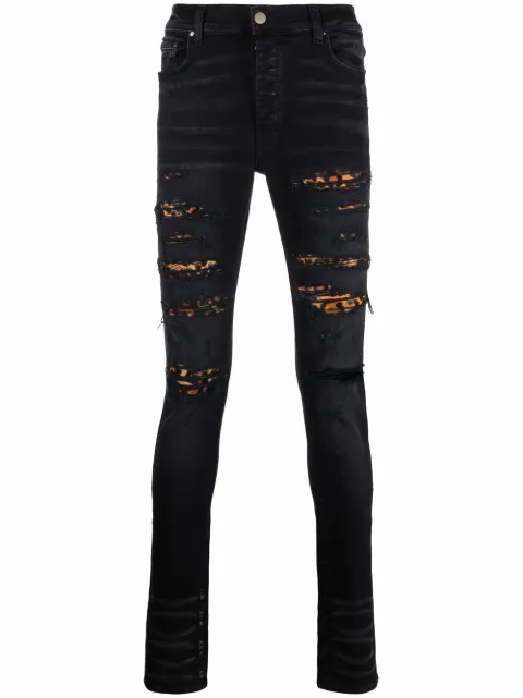 AMIRI MX1 mid-rise skinny jeans Black MDS105023