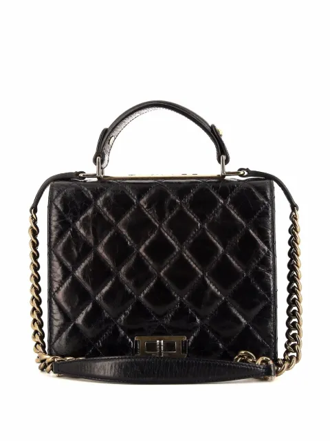 CHANEL Pre-Owned Rita diamond-quilted 2way bag Blue 381181