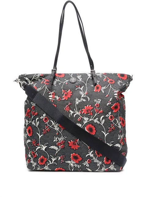 Tory Burch Retro Block Print tote bag Blue 85065