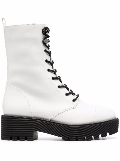Michael Michael Kors Bryce lace-up boots White 40F1BYFE5L