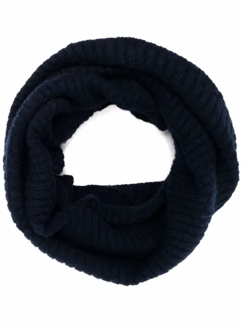 Barrie ribbed-knit cashmere snood Blue C174836