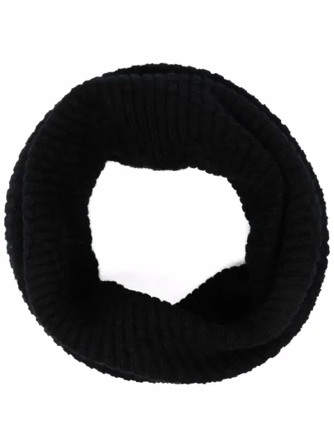 Barrie ribbed-knit cashmere snood Black C174836