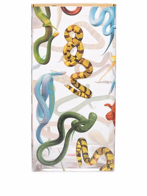 Seletti Toilet Paper tall glass vase Neutrals 14151