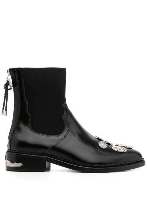 Toga Pulla mix-badge Chelsea boots Black FTGPWJ99009021AJ990