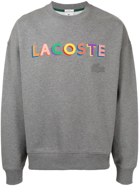 Lacoste logo lettering sweatshirt Grey SH7277511VQ
