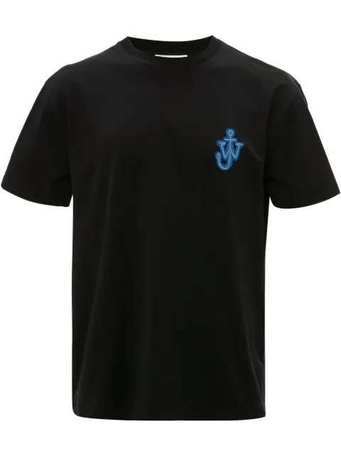 JW Anderson Anchor logo-patch T-shirt Black JT0061PG0772