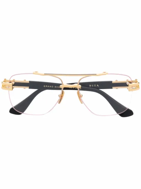 Dita Eyewear pilot-frame glasses Black DTX146