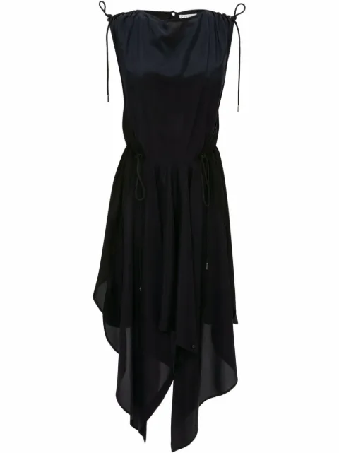 JW Anderson asymmetric-hem midi dress Blue DR0267PG0748888