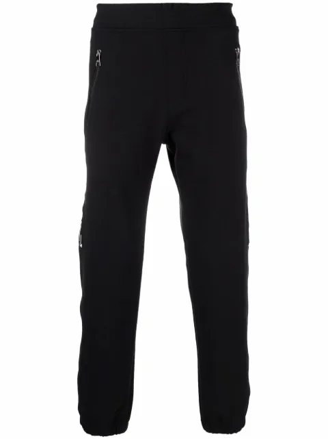 Neil Barrett Thunderbolt tape track pants Black BJP011AR503