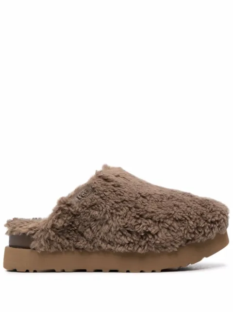 UGG platform shearling slippers Brown 1121634