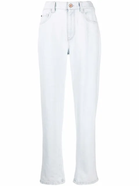 Brunello Cucinelli high-waist straight-leg jeans Blue MA095P5595C8329