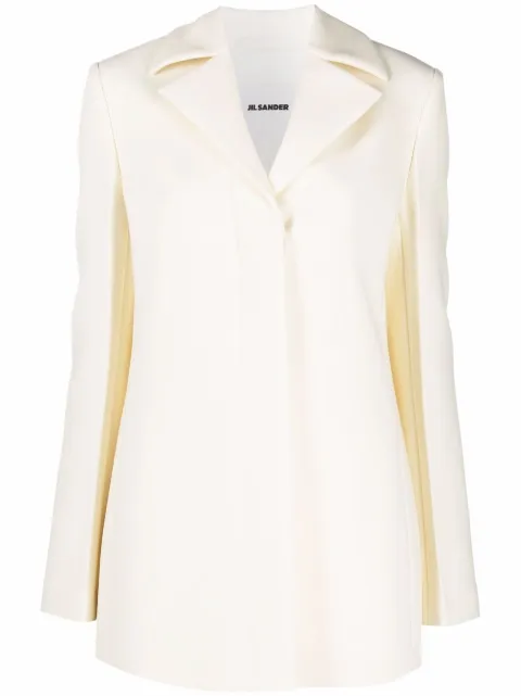 Jil Sander single-breasted blazer Black JSWT135110WT20040F
