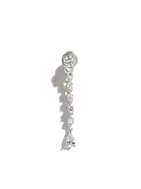 Anita Ko 18kt white gold Olivia diamond earring Silver AKOLIVWG