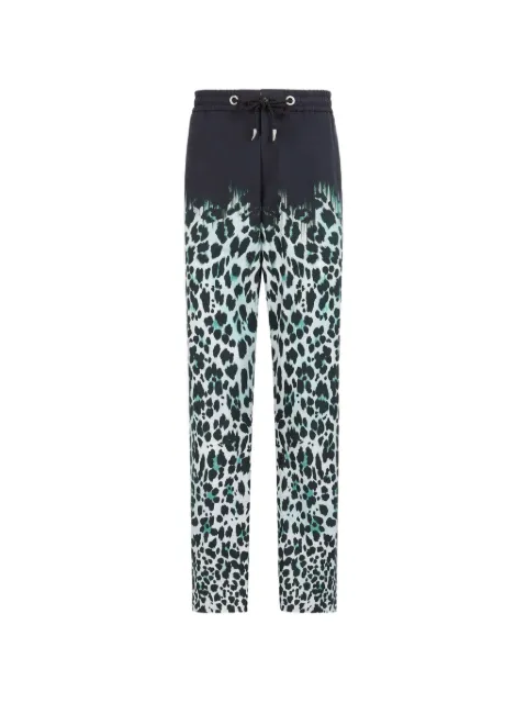 Roberto Cavalli animal-print track pants Blue ORT207THC81