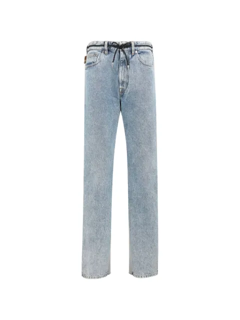 Roberto Cavalli jersey-back straight-leg jeans Blue ORJ280VT012