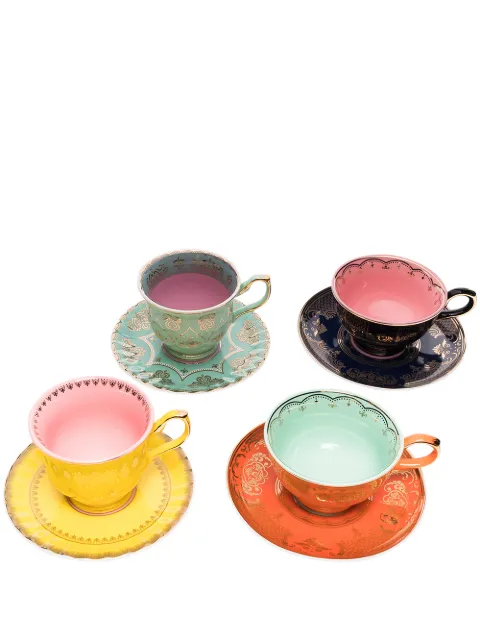 POLSPOTTEN Grandpa tea cup (set of four) Blue 230400450