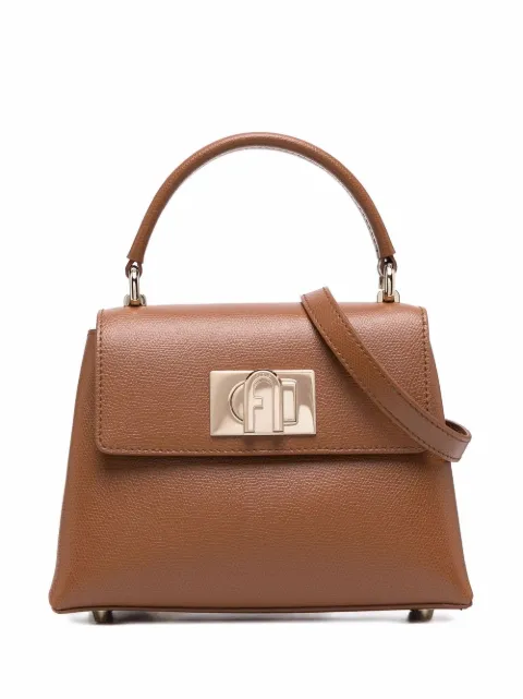 Furla 1927 leather tote bag Brown WB00109ARE0001007