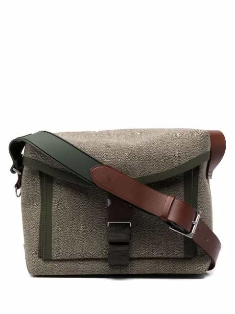 Maison Margiela contrast trim shoulder bag Green S55WG0130P4330