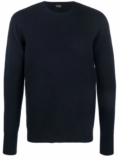 Drumohr round neck jumper Blue D4K103797