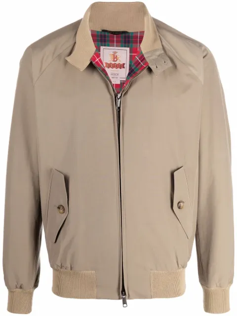 Baracuta G9 Harrington zip-up jacket Neutrals BRCPS0001BCNY1