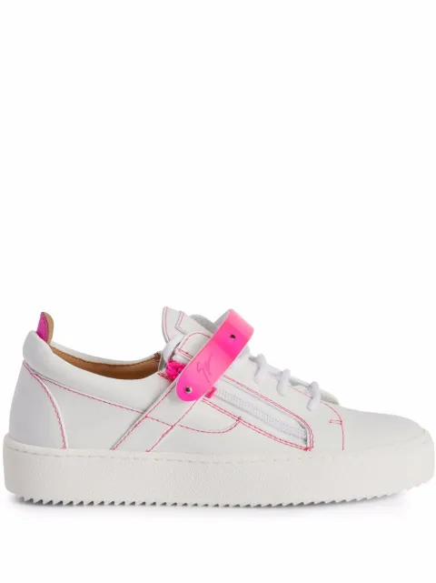 Giuseppe Zanotti Coby touch-strap sneakers White RS20034001