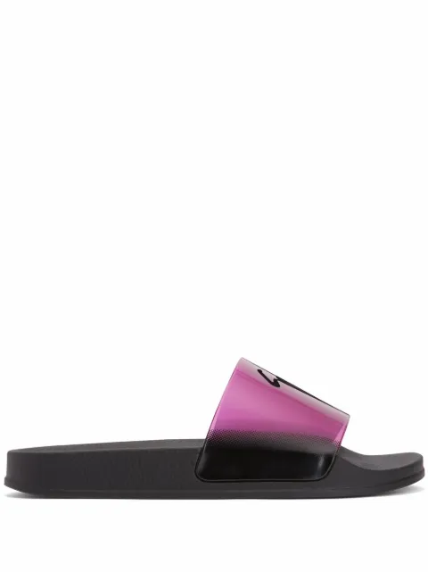 Giuseppe Zanotti Brett signature slides Pink RS20032001