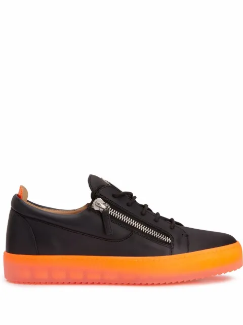 Giuseppe Zanotti Frankie low-top leather sneakers Black RM20030002