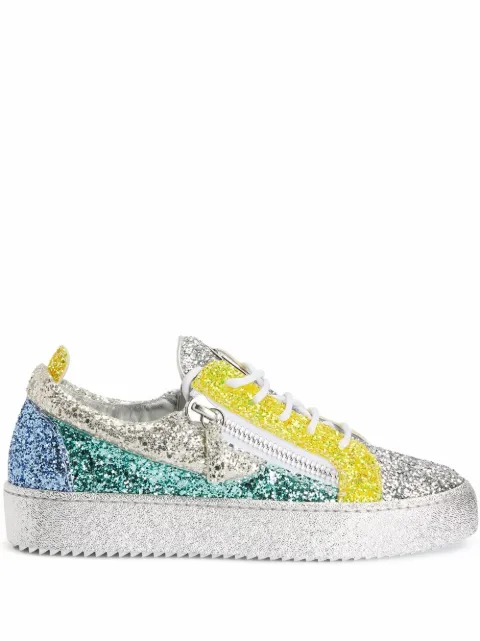 Giuseppe Zanotti Gail Glitter sneakers Grey RS20015001