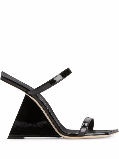 Giuseppe Zanotti 105mm Lilii Borea wedge sandals Black E200053001