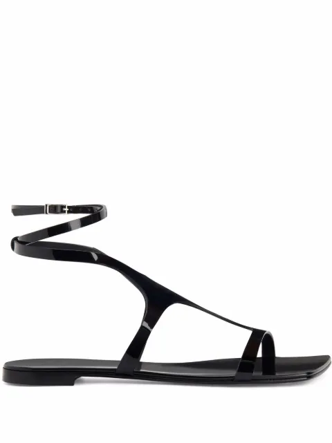 Giuseppe Zanotti Tutankamon flat sandals Black E200038001