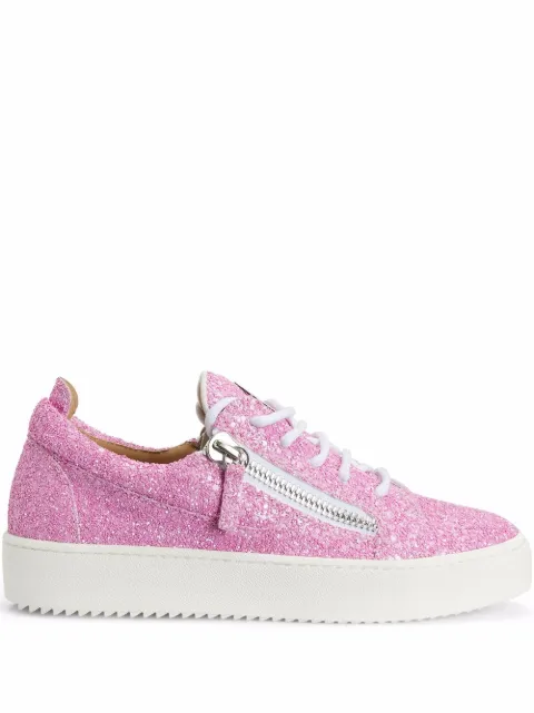 Giuseppe Zanotti Gail glitter sneakers Pink RW10026006
