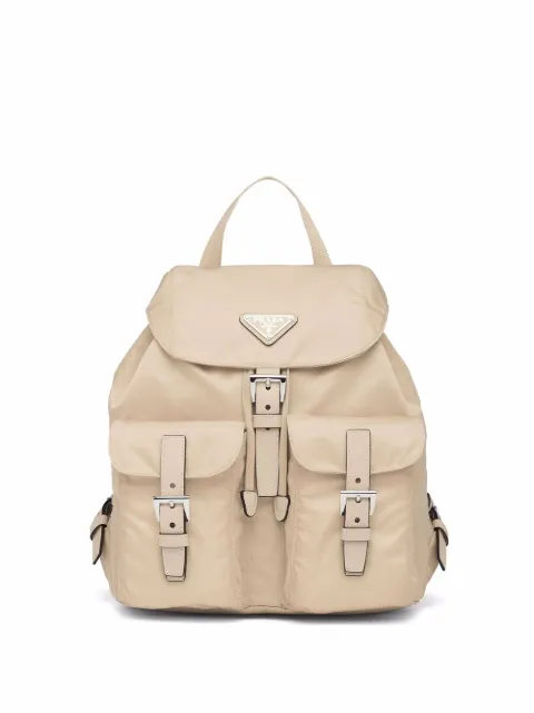 Prada small Re-nylon backpack Neutrals 1BZ677VOOORV44