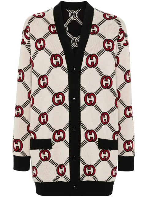 Gucci reversible Interlocking G cardigan Neutrals 678308XKB7T