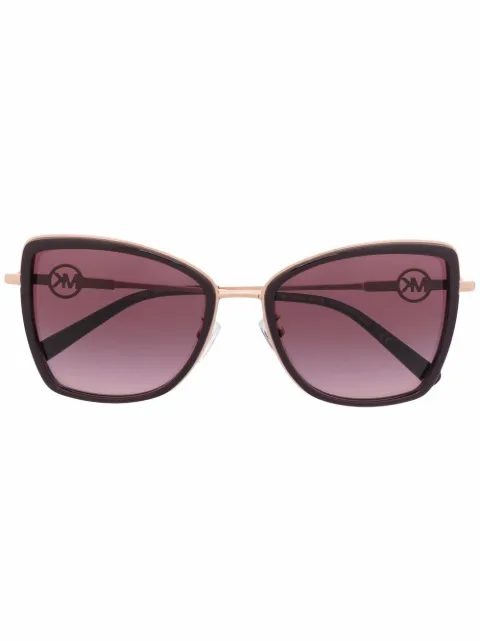 Michael Kors logo-arm sunglasses Gold MK1067B