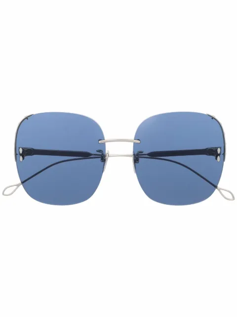 Isabel Marant Eyewear oversized frame sunglasses Silver IM0055S