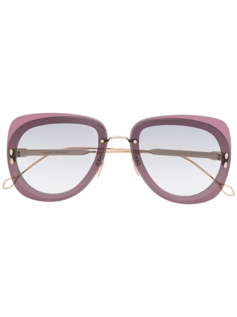 Isabel Marant Eyewear square tinted sunglasses Purple IM0039S