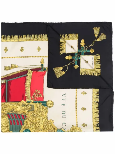Hermès Pre-Owned 1953 pre-owned La Réale silk scarf Neutrals 131204