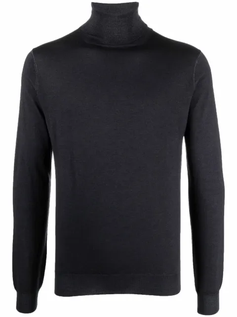 Dell'oglio roll neck merino wool jumper Grey DV1MLRM16RV